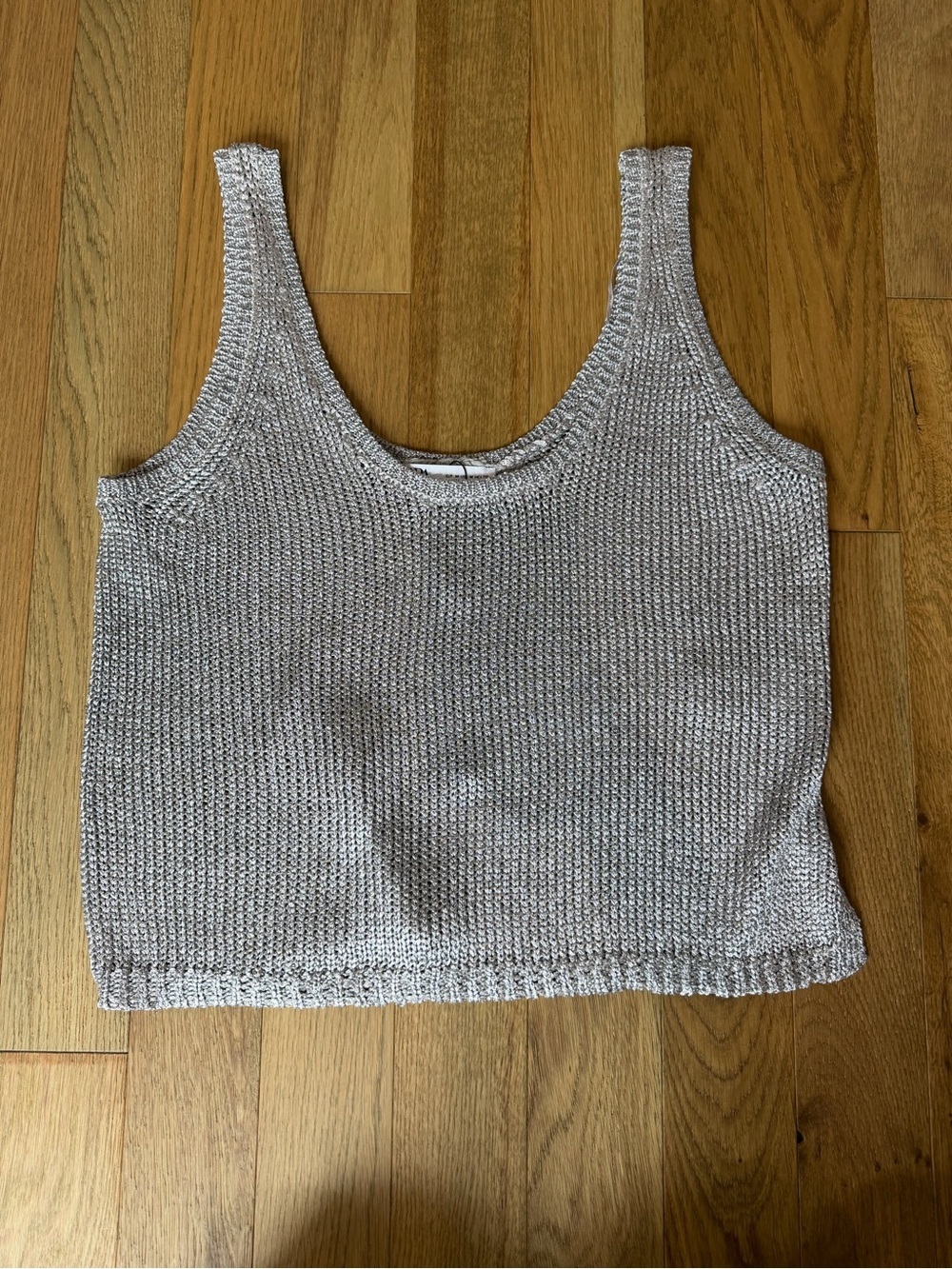 ✨ Zara Knit Mesh Crop 2-Tank Bundle , Size Medium✨ - Picture 3 of 16